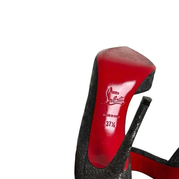 Christian Louboutin Leopard Black Heels - Picture 10 of 12